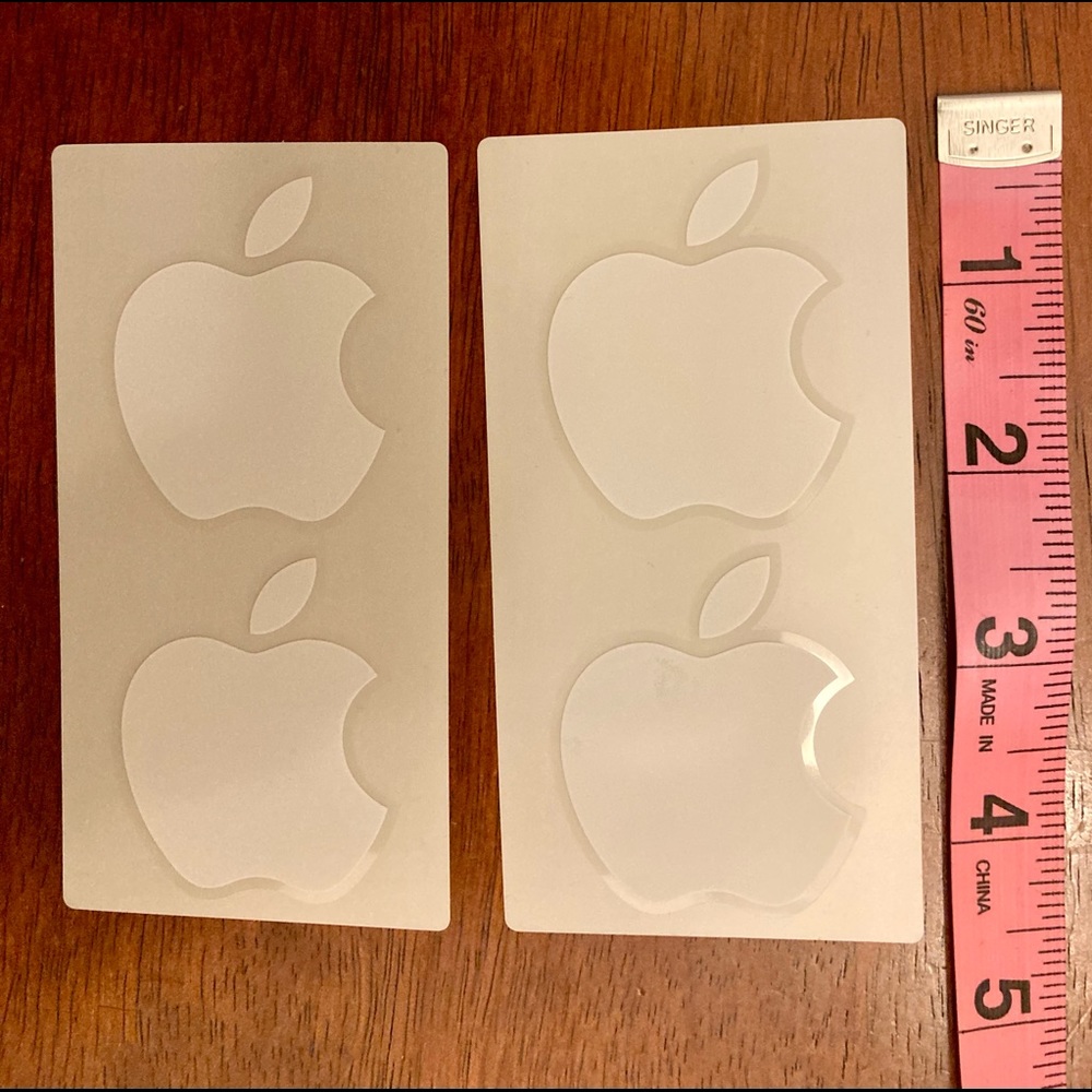 Original Apple logo stickers